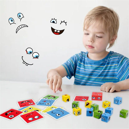 Children Cube Face Changing Block Game