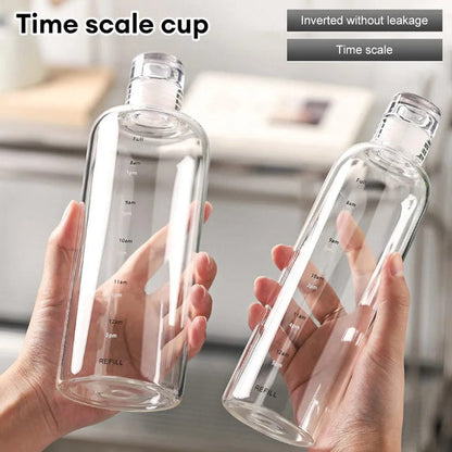 Water bottle with Time Marker Cover (500/1000 ML)