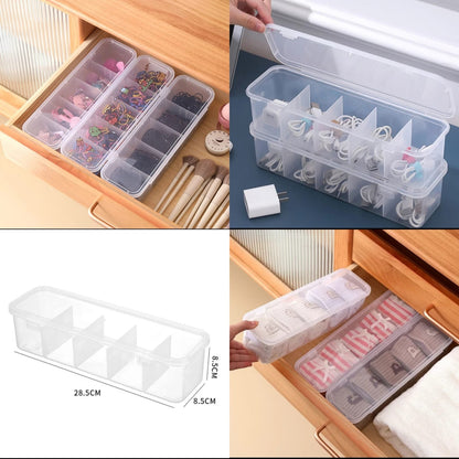 5  Grid Compartments Organizer