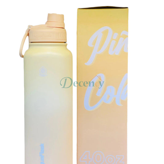 AquaFlask Bottle (40oz) - Pina Colada