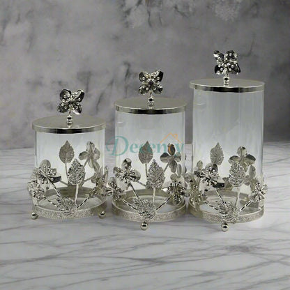 3 Pcs Luxury Storage Jar Set  ( 3 )