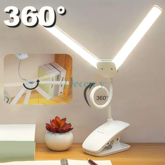 LED Clip On Light for Reading-Double Head Reading Light