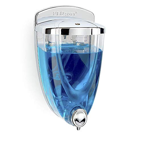 600ml Liquid Soap Dispenser Wall Mounted Chrome Plated