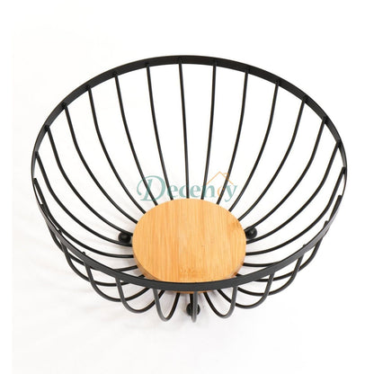 Metallic Fruit Basket In 3 Different Shpaes