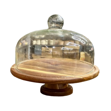 Luxury Dessert Display Stand with Glass Cover
