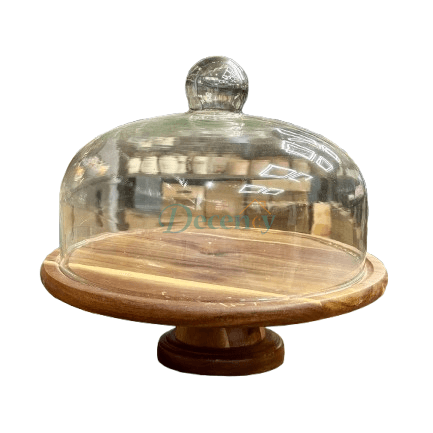 Luxury Dessert Display Stand with Glass Cover