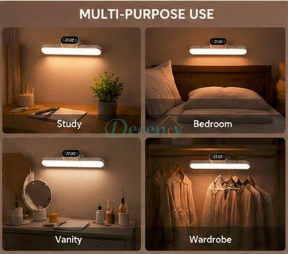 LED Light with Display Light Bar Time Display