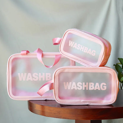 3 Piece Set Travel Water-proof Wash Bag