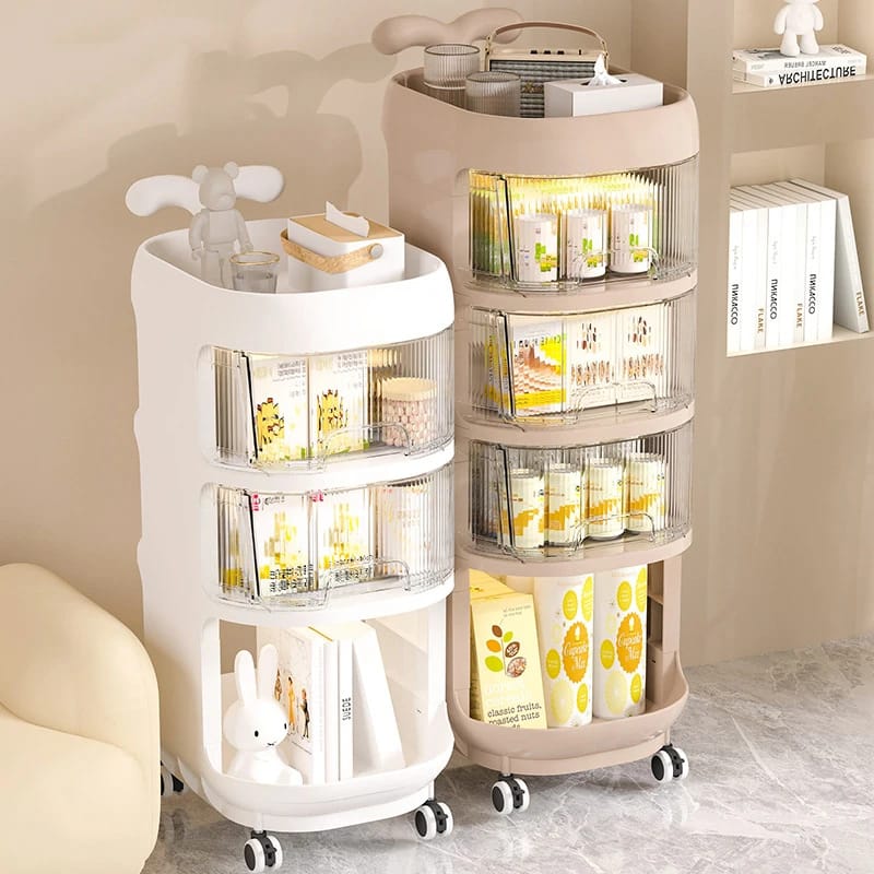 4-Tier Multipurpose Rolling Storage Trolley
