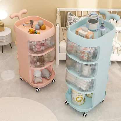 4-Tier Multipurpose Rolling Storage Trolley
