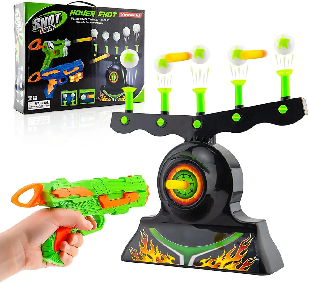 Electric hover shot target practice toys