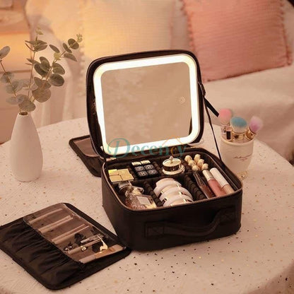 New Led Cosmetic Bag With Mirror