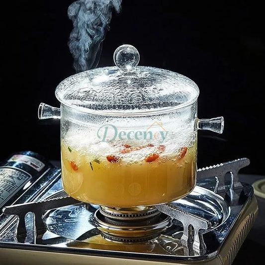 Clear Glass Soup Pot (1900ML)