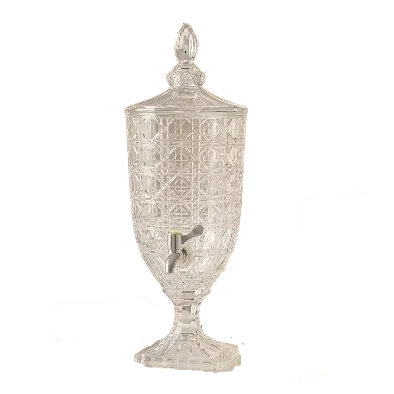 Royal Crystal Beverage Dispenser Without Glasses 3 L (06)
