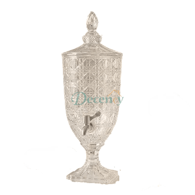 Royal Crystal Beverage Dispenser Without Glasses 3 L (06)