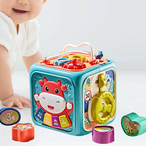 Activity Cube Box 6 in 1 For Toddlers