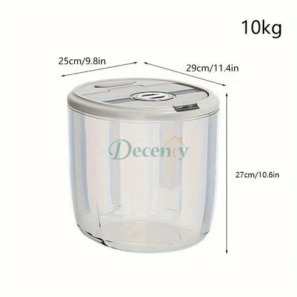Plastic Rice Bin Dispenser Storage Container