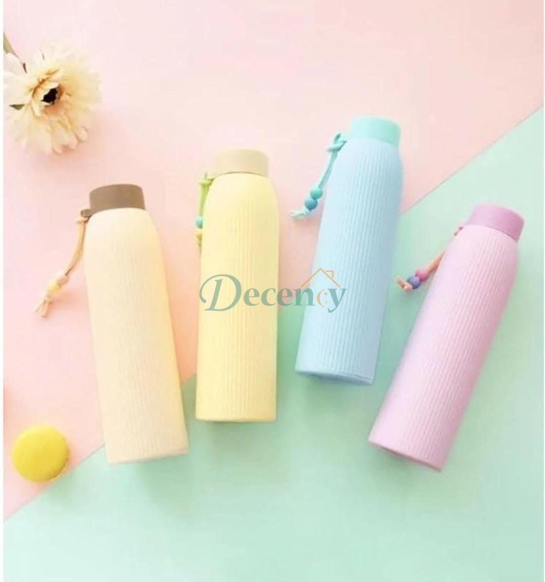 Water Bottle With Silicone Cover 350ml