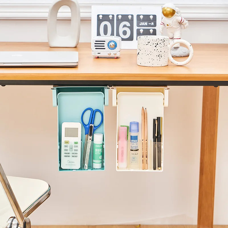 Under-Desk Hidden Storage Box