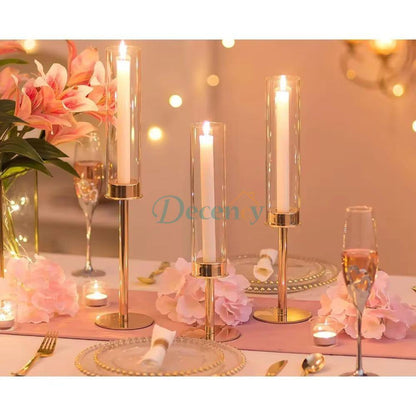Gold Candlestick Holders