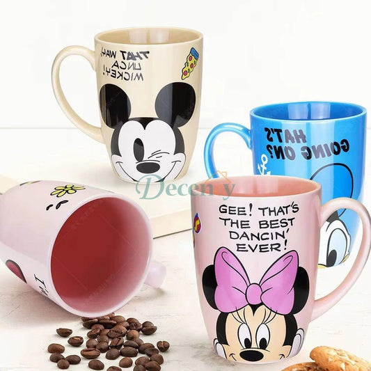 Disney Cartoon Mug, Mickey Minnie Cup, Donald Duck ( 530ML )