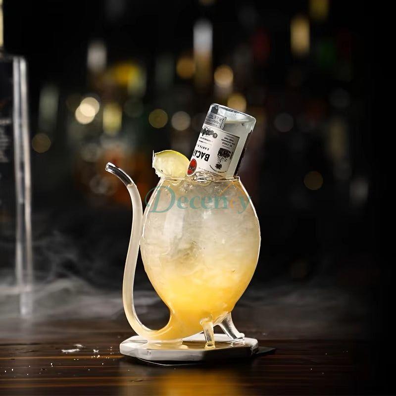 Vampire Glass with Built-in Straw