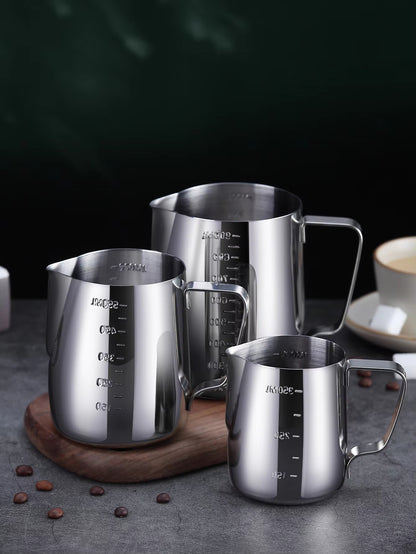 Stainless Steel Milk Frothing Pitcher Silver Foamer