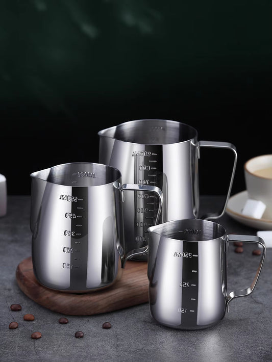 Stainless Steel Milk Frothing Pitcher Silver Foamer