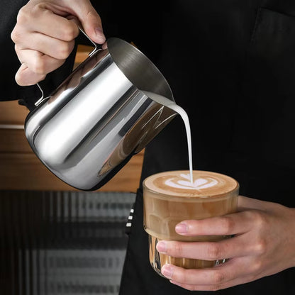 Stainless Steel Milk Frothing Pitcher Silver Foamer
