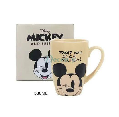Disney Cartoon Mug, Mickey Minnie Cup, Donald Duck ( 530ML )