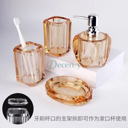 4pcs Bathroom Vanity Countertop Accessories