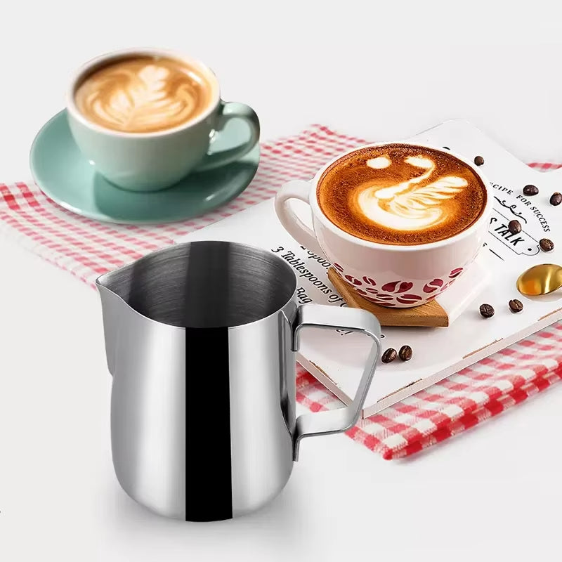Stainless Steel Milk Frothing Pitcher Silver Foamer