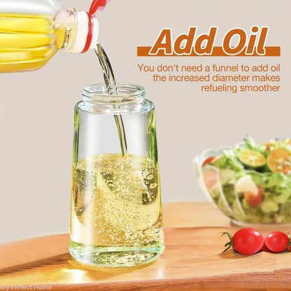 Multifunctional Glass Oil Spray Bottle And Dispenser 450ml