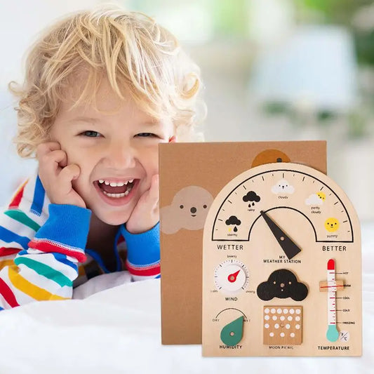 Educational Wooden Weather Board