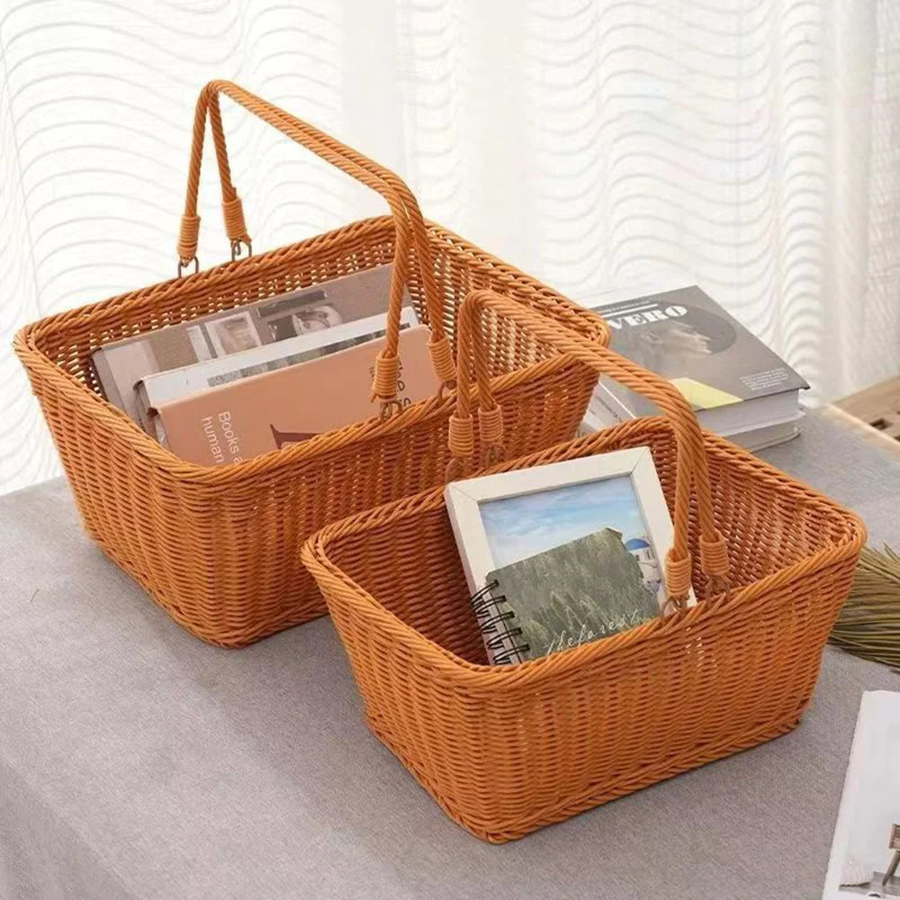 Light weight Rattan Storage Basket