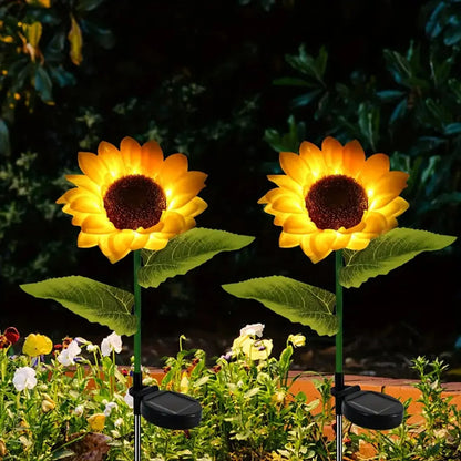 Led Solar Sunflower Lights - Single Head