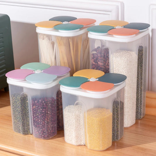 4 Section Storage Containers