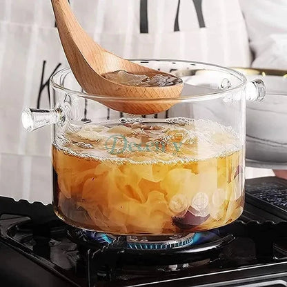 Clear Glass Soup Pot (1900ML)