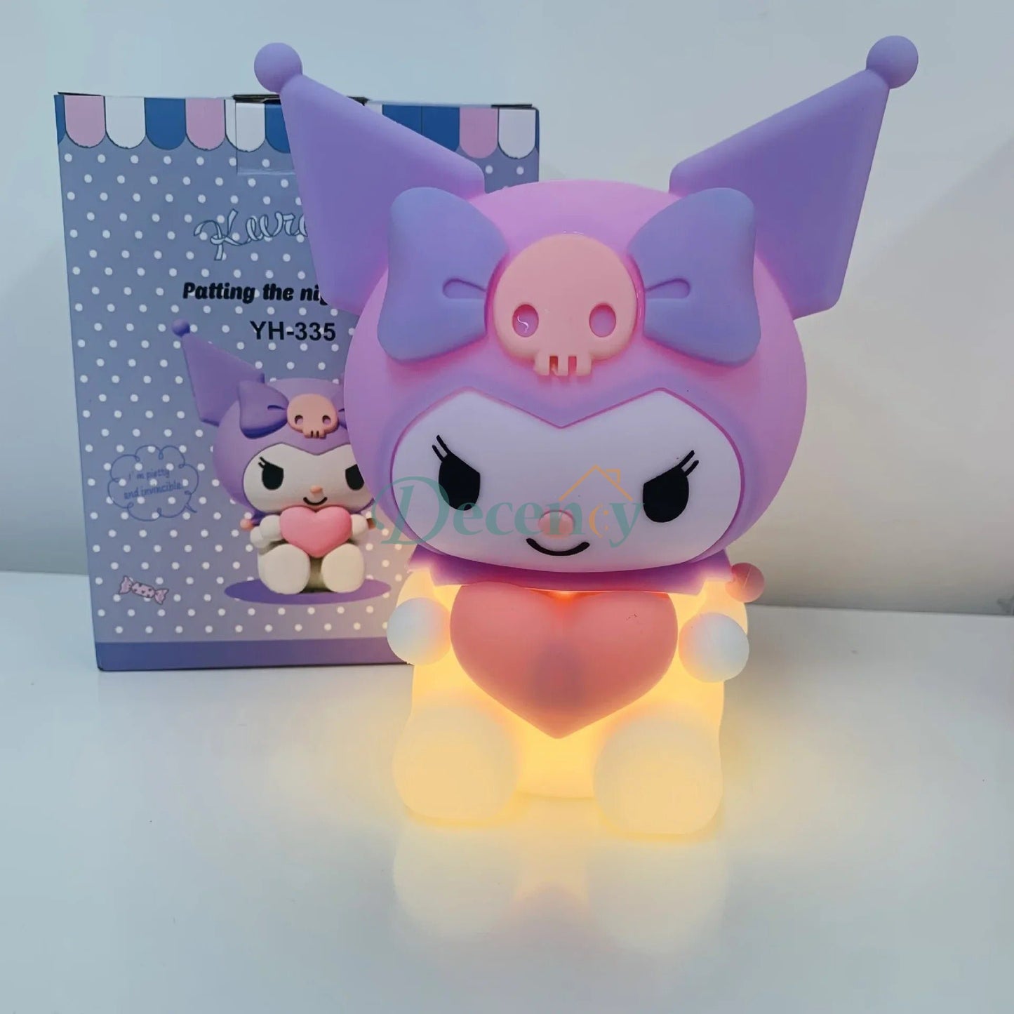 Kuromi & Hello Kitty LED Night Lamp – Cute Cartoon Soft Glow Decorative Light