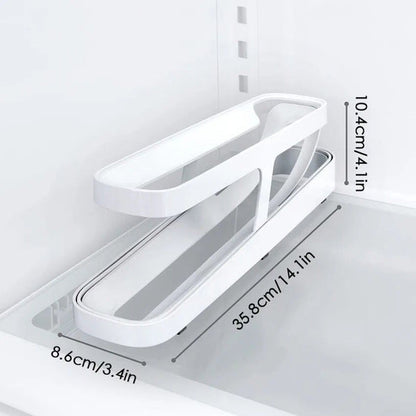 Automatic Rolling Egg Holder Rack Storage Box