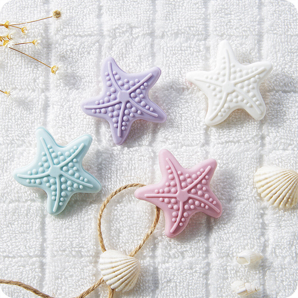 4 Pcs Silicone Stars Door Stopper