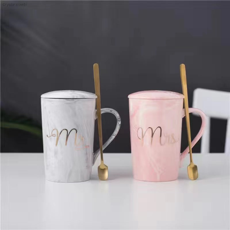 Mr and Mrs Couple Ceramic Mug