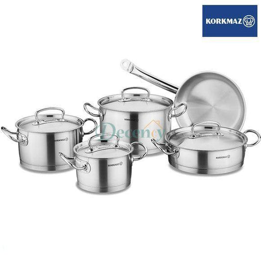 Korkmaz Proline Cookware Setsatin 9Pc – A1150