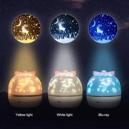 Led Night Light Projector, Rotating Projection Lamp, Romantic Night Lighting Lamp