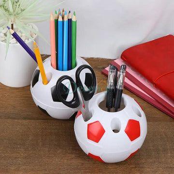 Football Desk Organizer, Creative Football Pen Holder
