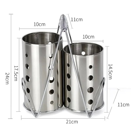 Stainless Steel Heavy Quality Spoon Holder