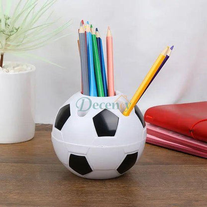 Football Desk Organizer, Creative Football Pen Holder