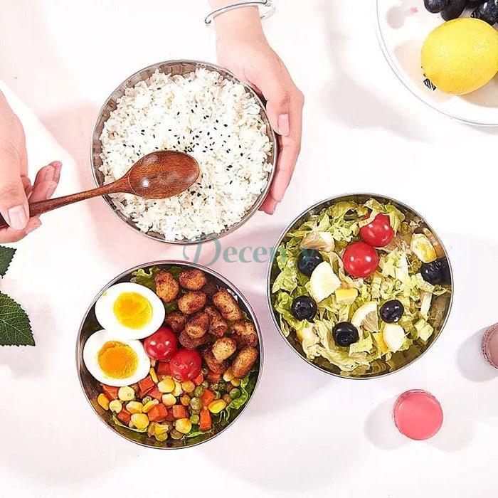 Premium Colorful Steel Soup Bowl – 14cm Stainless Steel Serving Bowl