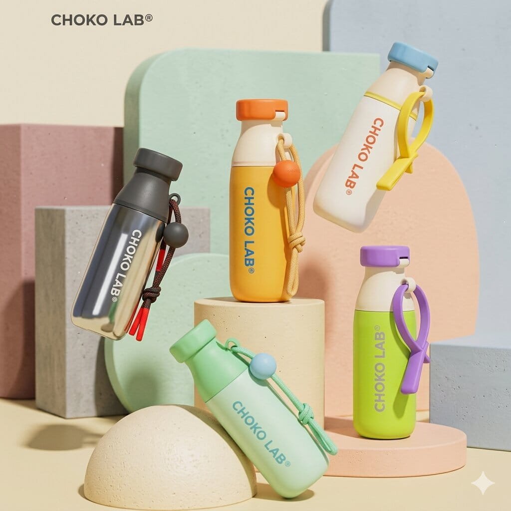 Chako Lab Milk Pod 520ml Aesthetic Water Bottle