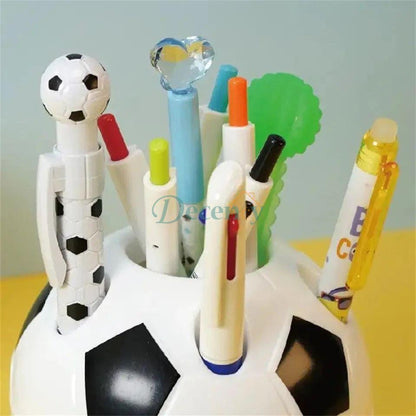 Football Desk Organizer, Creative Football Pen Holder